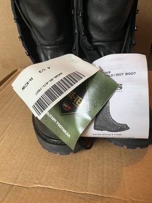 NEW Bates 11460 Black Gore-Tex Leather Military Boots W/ Box  display picture 3
