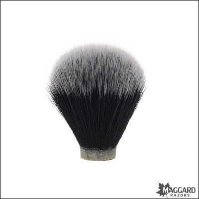 Maggard Razors 20mm Black & White Synthetic Shaving Brush Knot Only
