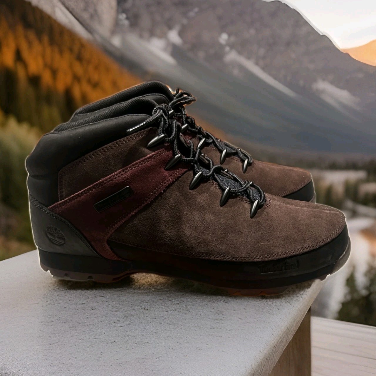 Men's Timberland Euro Sprint Boots (2E Wide) - Dark Brown Suede