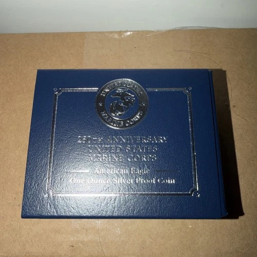250th Anniversary Marine Corps American Eagle One Ounce Silver Proof Coin