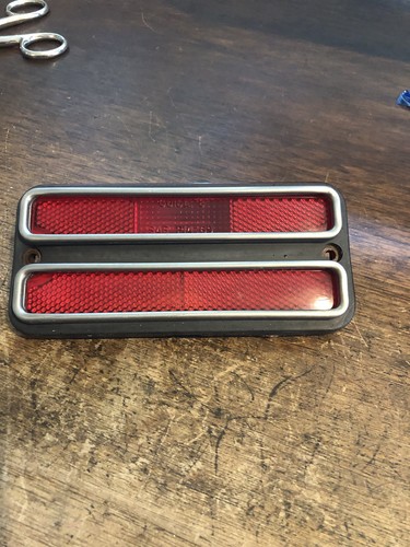 1968-72 Genuine Chevrolet GMC Truck Red Deluxe REAR Side Marker