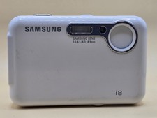Samsung Digital Camera Digimax i8 8.2MP White Tested  Working Rare