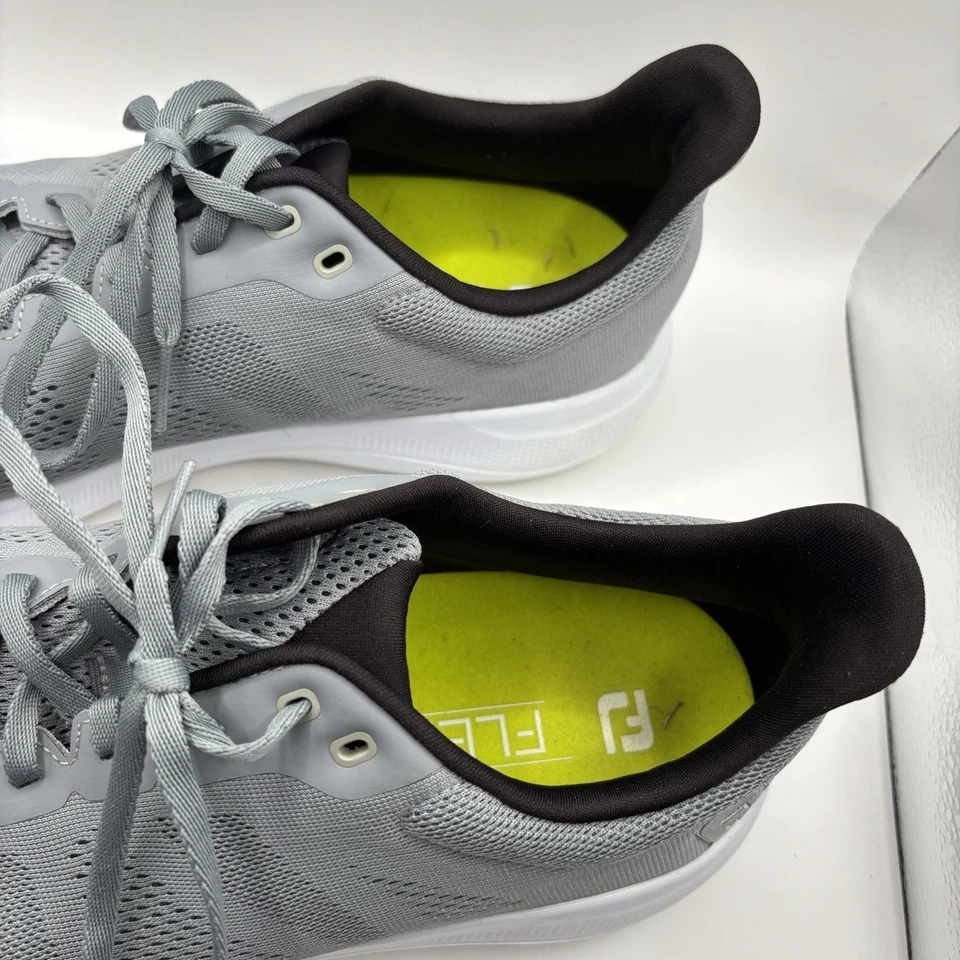 FootJoy FJ Flex Spikeless Golf Shoes Men’s Size 11 M Sneakers Gray White 56142 - Image 3 of 4