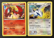 2 X XY PROMO Lugia XY156 Ho-oh XY153 RARE HOLO Pokemon Card Johto Legendary NM on eBay