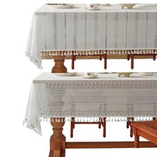 Tovaglia in pizzo all'uncinetto splendidamente progettata per matrimoni e uso domestico