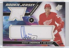2020-21 SPx Rookie Auto Jersey Tier 1 117/375 Gustav Lindstrom #GL Auto 0il7