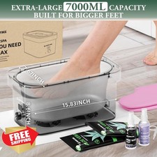 BUMPLYBEE 7000ml Paraffin Wax Machine for Hands Feet Black w/ Refills