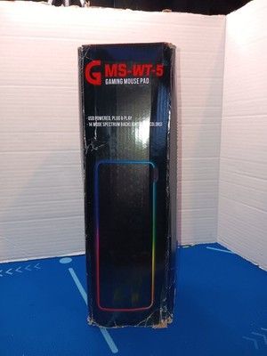 GMS WT-5 RGB Gaming Mouse Pad 12''x31'' USB, 7 Colors NEW