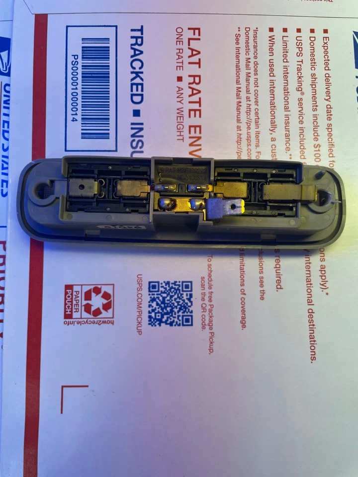 Luz de mapa de techo cúpula central delantera gris Acura Integra 1994-2001 OEM Foto 3 de 4