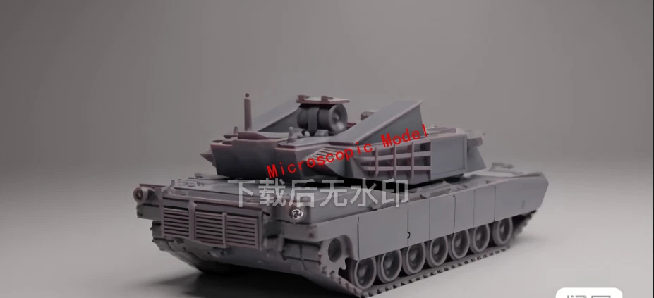 3D Printing 1/72 American M1 Abrams AGDS tank destroyer Unpainted - Image 3 of 4