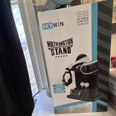 Skywin Multifunction Stand Black for PS4/PS4 Slim/PS4 Pro/PS VR Charging Cooler