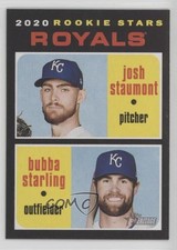 2020 Topps Heritage Rookie Stars Josh Staumont Bubba Starling #247 0nr3