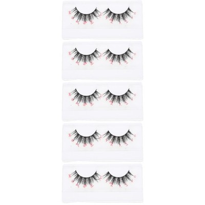 5 Pairs Falsche Make-up-wimpern Lash -Erweiterung Wimpernverlängerungen