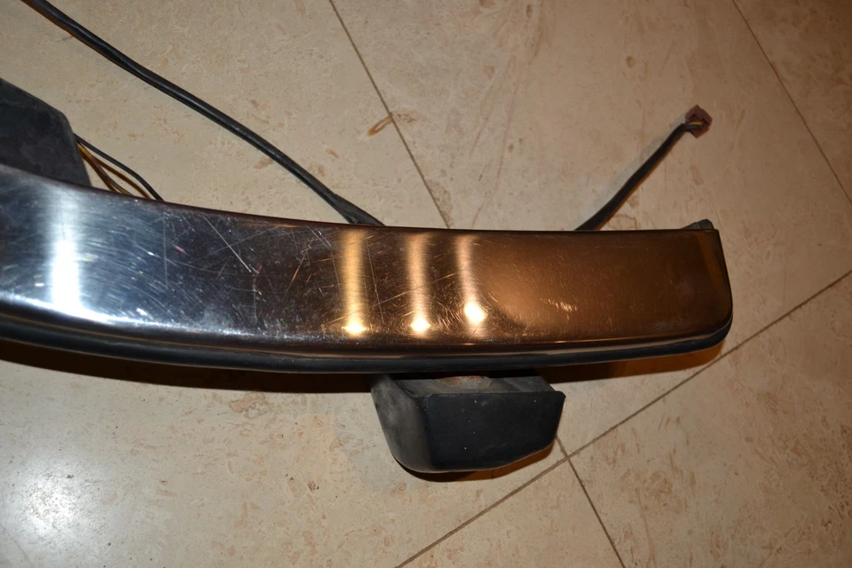 Alfa Romeo Spider Right ( Passenger ) Front Bumper 1972-1974 - Image 3 of 4