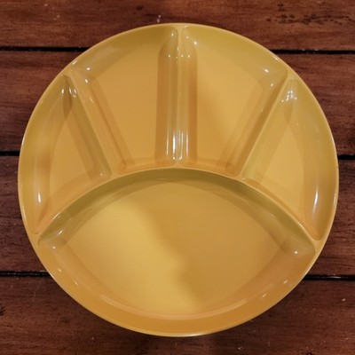 Imperial Japan Set of 6 Divided Plates Lacquerware Fondue Dishes