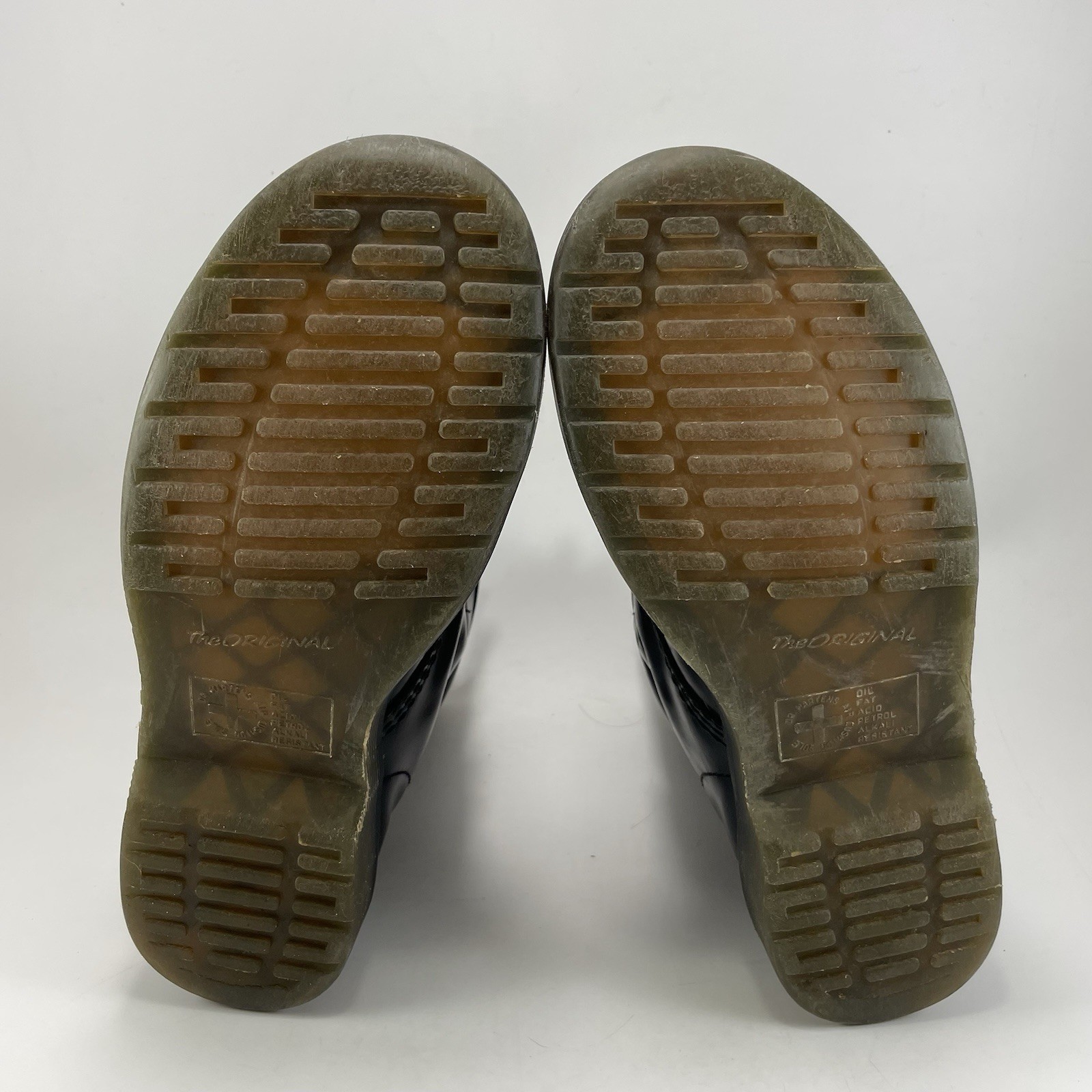 Dr. Martens Doc 1460 Combat Boots Womens Size 8 Black Leather Lace Up 8-Eye thumbnail 7