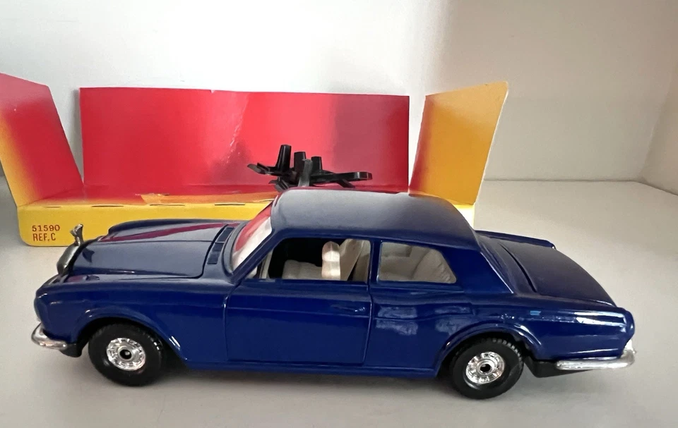 CORGI TOYS 1979 VINTAGE ROLLS-ROYCE CORNICHE- METALLIC BLUE - MIB - Image 3 of 4