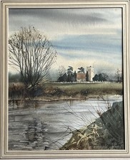 Raymond Edgar Monson DAVIES 1924-1995 - Landscape - A fine watercolour ..
