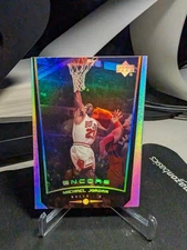 1999 Upper Deck MICHAEL JORDAN REFRACTOR ENCORE 107 HOLO