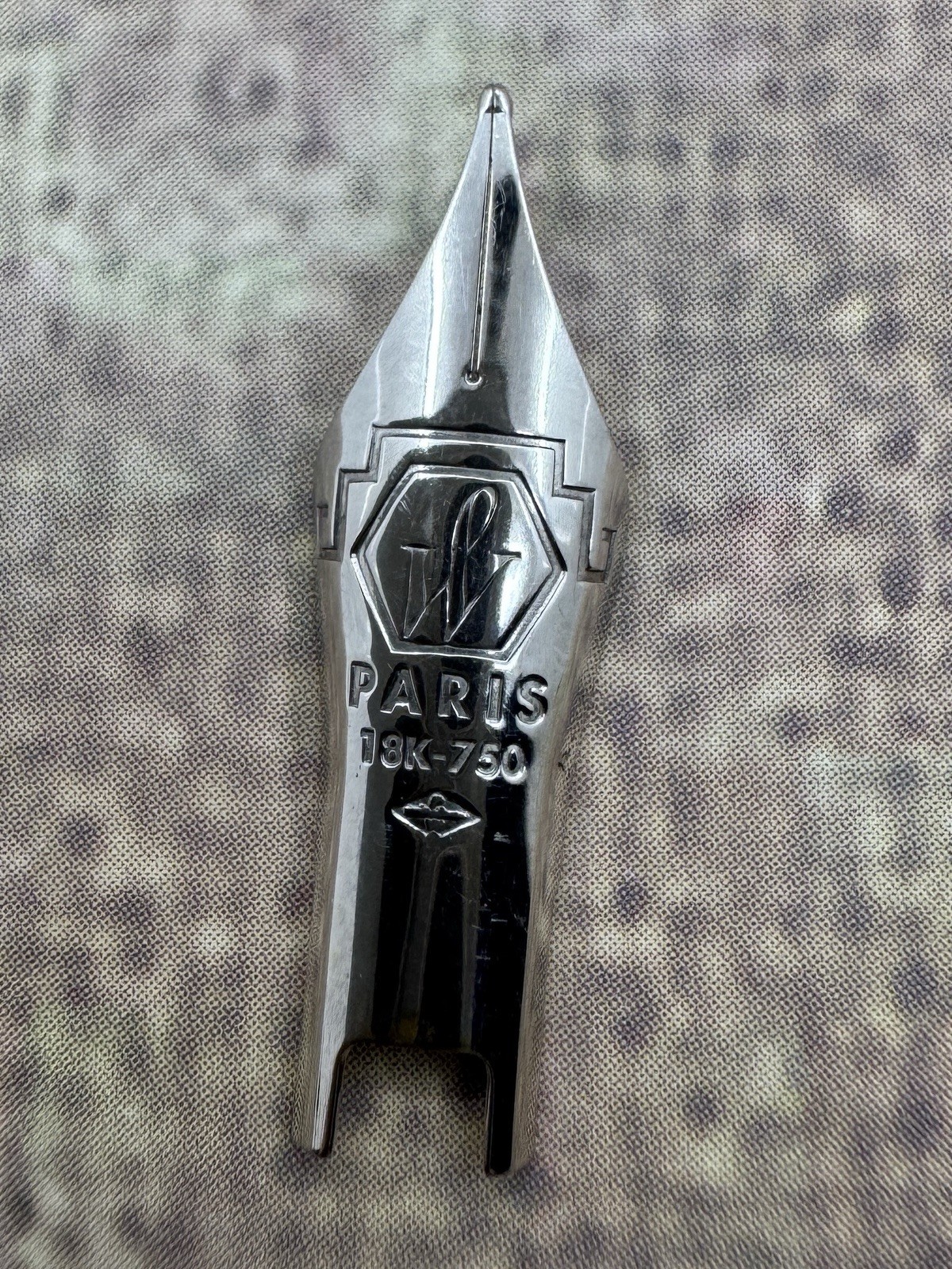 Waterman Charleston Rhodium Plated 18k Fine Nib - Parts - Used