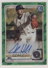 2020 Bowman Chrome Sapphire Edition Prospect Green 6/50 Adam Hill Auto 0b0