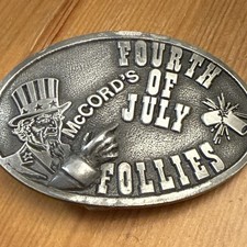 Adezy Belt Buckle McCords Fourth Of July Follies