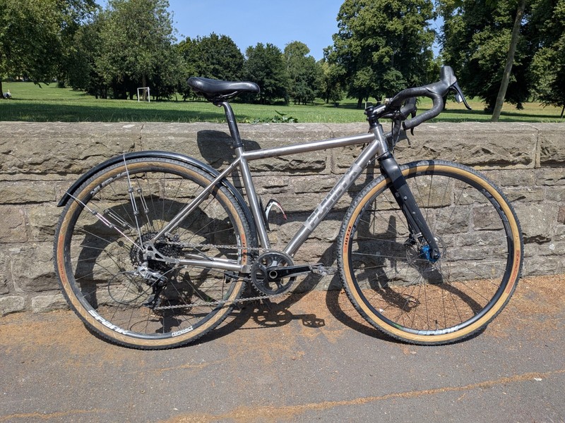 Planet X Tempest Titanium v3 Gravel Bike SRAM Rival   1x11 HRD w/upgrades Size S