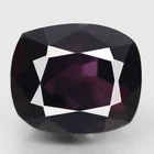 2.1ct.GOOD SIZE DEEP PURPLE PINK SPINEL MOGOK NATURAL GEMSTONE CUSHION CUT
