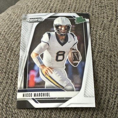 2025 Prizm Draft Picks Rated Prospect Nicco Marchiol 170 West Virginia 3O