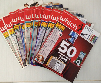12x Vintage Which? Magazine Bundle  FULL YEAR JOB LOT Choose 2002 - 2011