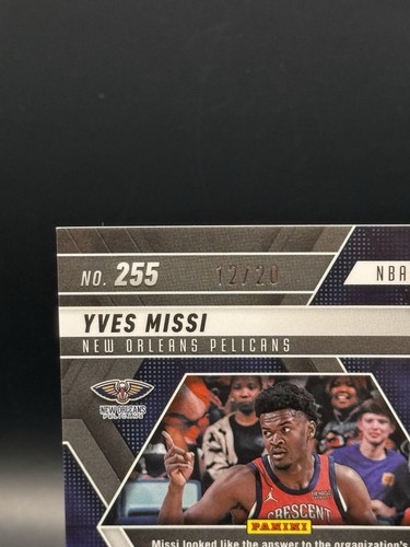 YVES MISSI - 2024-25 Mosaic Basketball #255 - ROOKIE CHERRY BLOSSOM - /20 - Picture 3 of 3