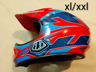 Troy Lee designs D2 mx helmet red blue xl/xxl