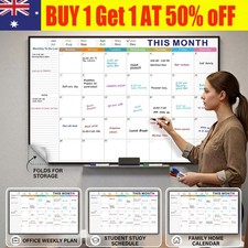 Large Dry Erase Calendar for Wall – Undated Yearly Wall Calendar Dry Erase