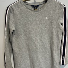 Polo Ralph Lauren Girl  s Gray Fleece Sweatshirt Dress XL - 16 Casual