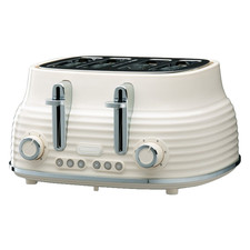Daewoo Sienna 4 Slice Toaster Cream