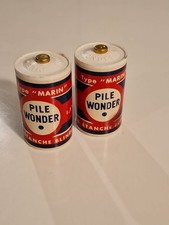 PILE WONDER TYPE MARIN LOT DE 2 PILE 1,5 VOLT OBJET DECO VOITURE GARAGE PUB