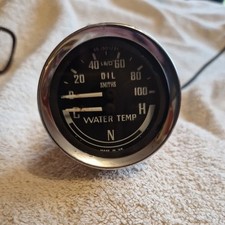 SMITHS DUAL OIL WATER GAUGE  - MGB MIDGET SPRITE BHA4900 GD1301/21