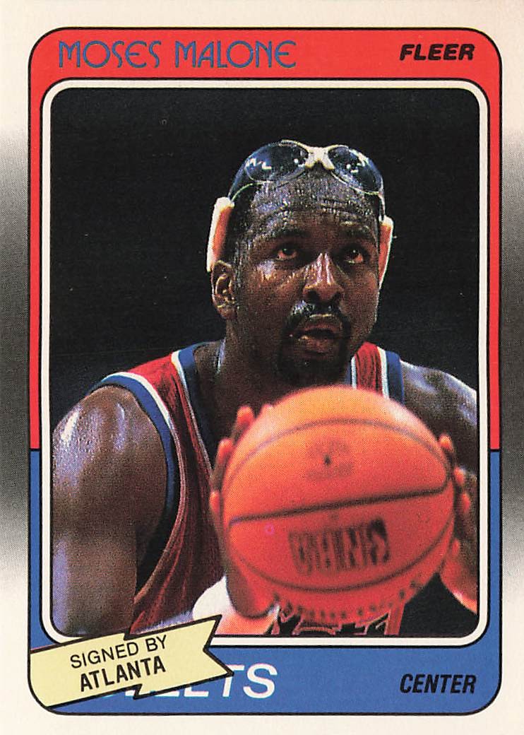 1988-89 Fleer #118 Moses Malone