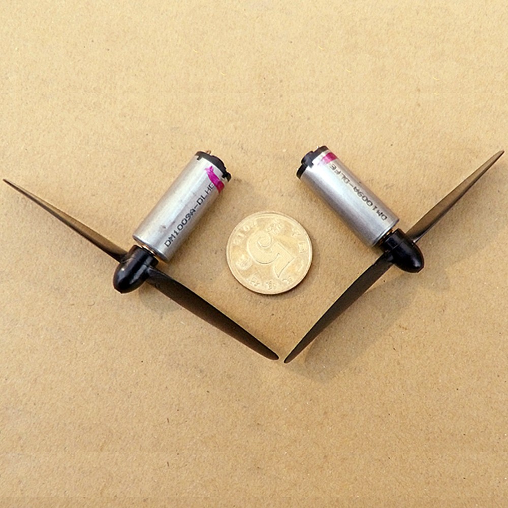 2Set M50 3-6V DC Motor 15000RPM Micro DC Motor with Propeller CW CCW Model
