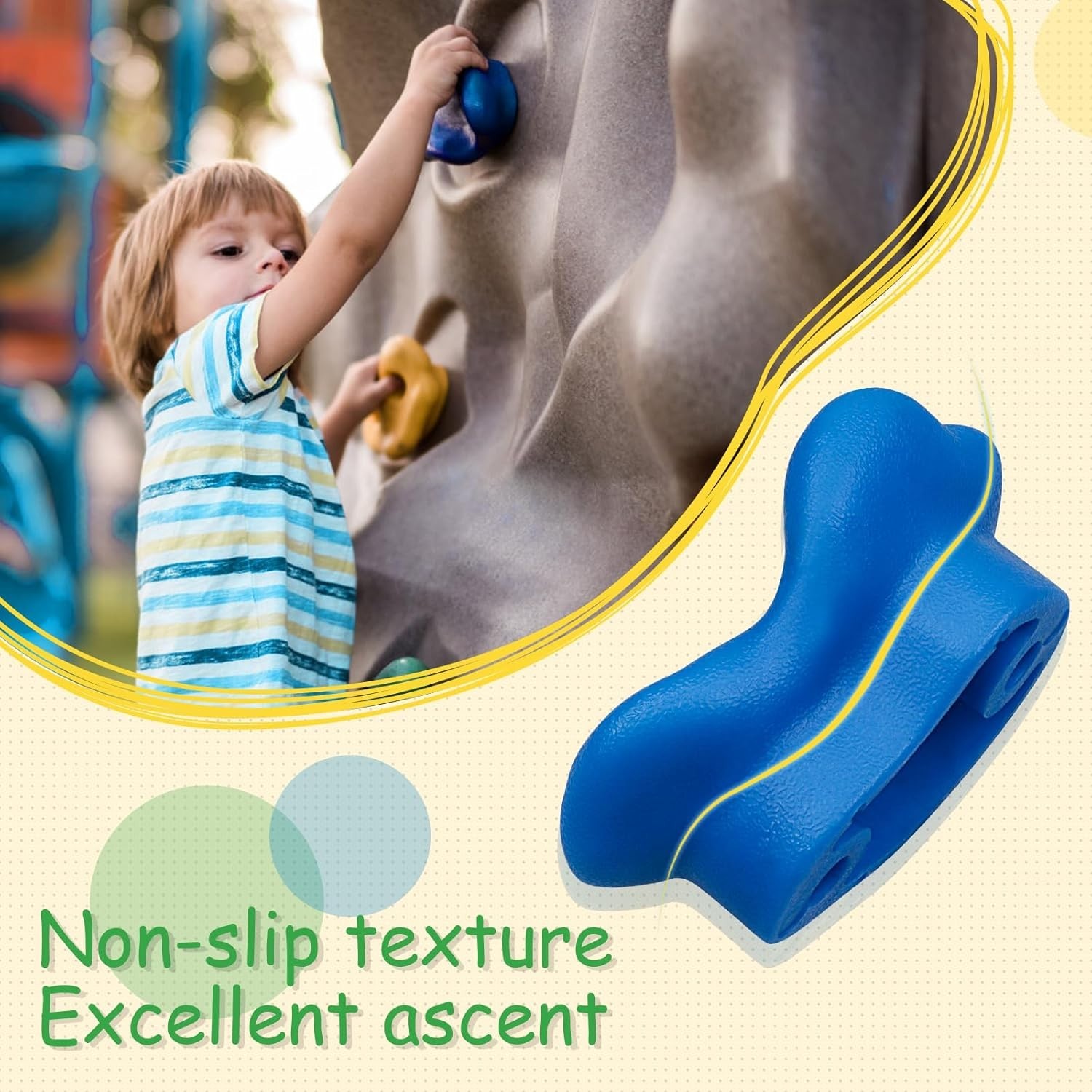 Rock Climbing Holds Climbing Wall Set for Kids or Adults Indoor Outdoor 30 Pcs