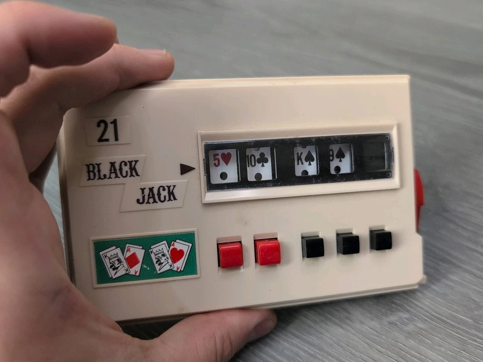 Juego electrónico portátil Waco 21 Black Jack años 70 vintage, probado funcionando Foto 4 de 4