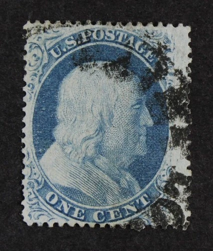 CKStamps: US Stamps Collection Scott#24 1c Franklin Used