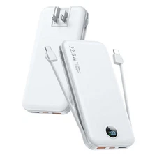 Color: BRIGHT WHITE - Power House 3-in-1 Fast And Foldable Wireless Power Bank W