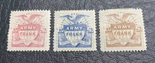 US ARMY FRANK BOGUS STAMPS COMPLETE SET, 1898, USA-1898 SC