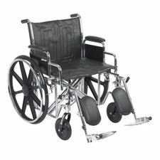 Wheelchair McKesson Dual Axle Desk Length Arm Padded; R
