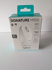 Logitech Signature M550 Wireless Mouse - White - Wireless Bluetooth  USB - NEW
