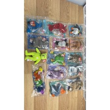 Ty Teenie Beanie Babies 1999 McDonalds Happy Meal Lot of 13 Sealed Glory Bear