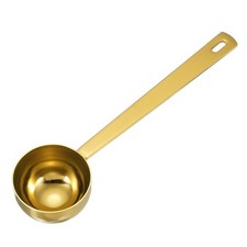 Measuring Spoon, 30ml Long Handle Table Scoop Teaspoon, Gold