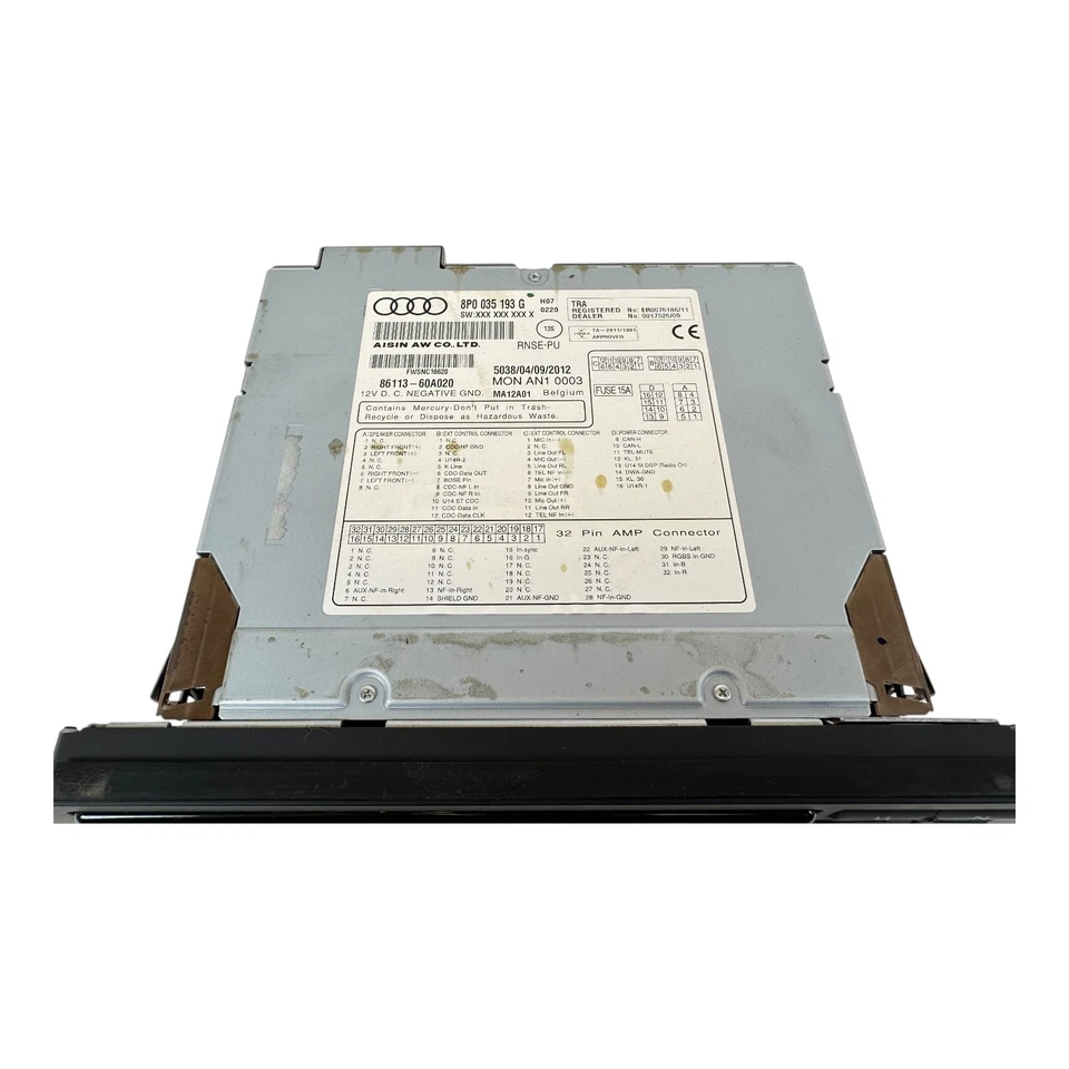 Radio Autoradio Navigation Plus RNS E Audi A3 S3 RS3 8P 8P0035193G - Bild 2 von 4