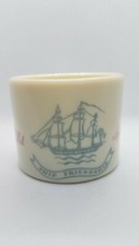 Old Spice Shaving Mug Ship Friendship Shulton Early American Closed O&S 1948-50s